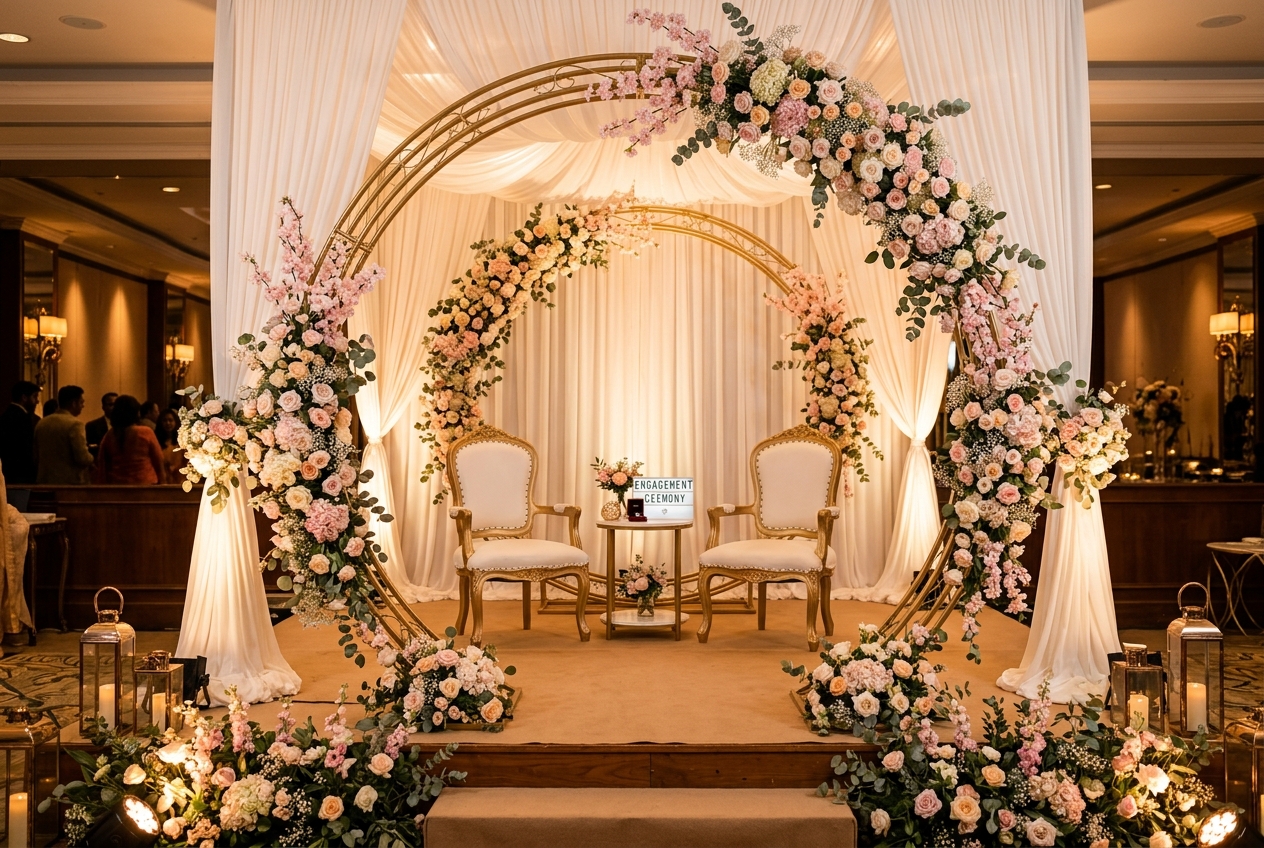 Lovely Baby Shower Stage