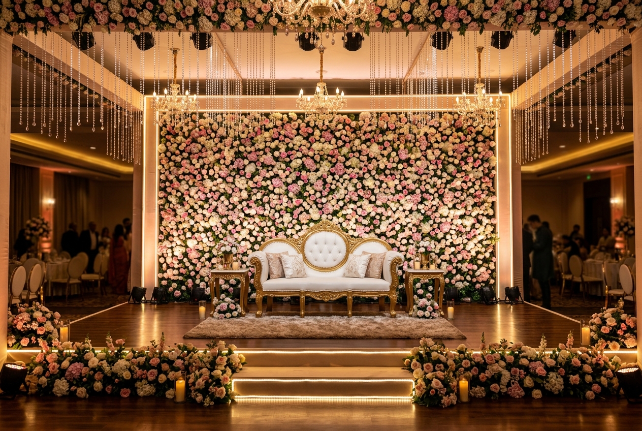 Royal Wedding Stage Setup by Laxmi Suppliers